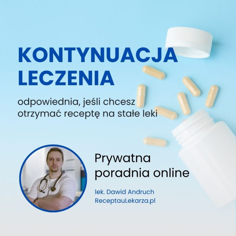 przedłużenie leczenia, recepta online
