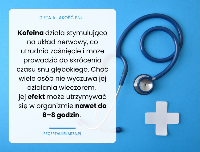 Czy dieta wpływa na jakość snu? Produkty sprzyjające zasypianiu i te, których warto unikać