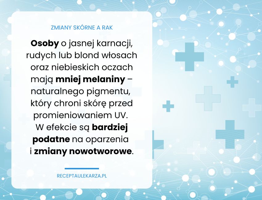 Zmiany skórne - które mogą wskazywać na raka?