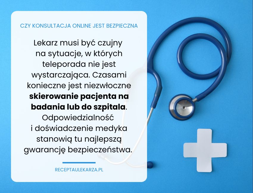 Czy konsultacja online jest tak samo bezpieczna, jak wizyta w gabinecie?