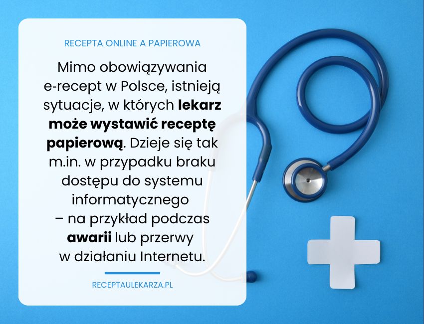 Czym różni się recepta online od papierowej? Wszystko o realizacji w aptece.