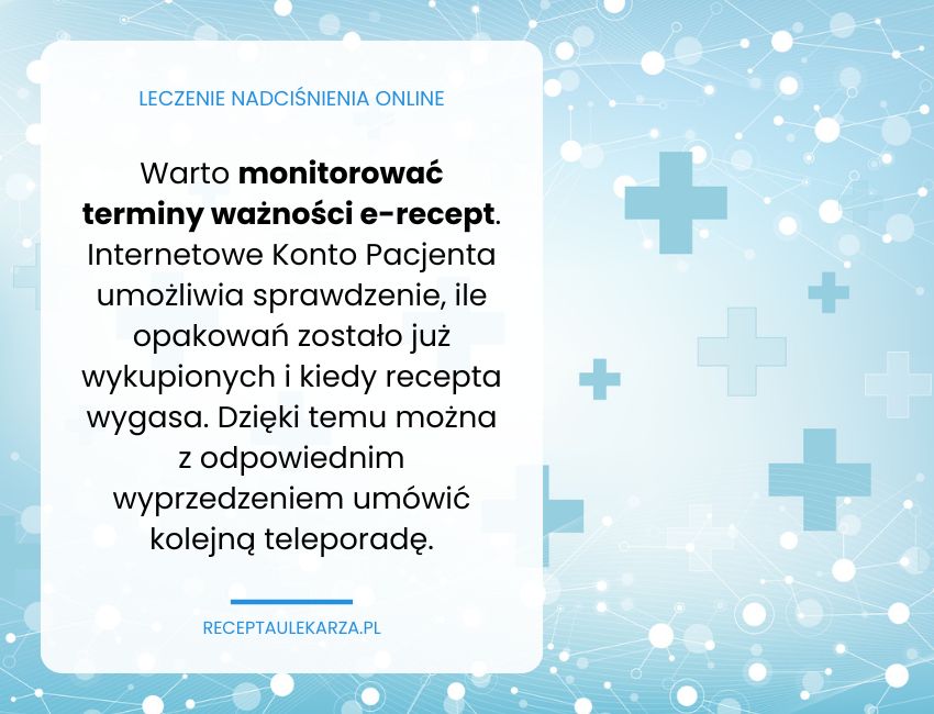 Leczenie nadciśnienia online: Kiedy lekarz może wystawić e-receptę na leki kardiologiczne?
