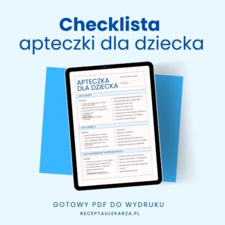 Checklista PDF Apteczka dla dziecka