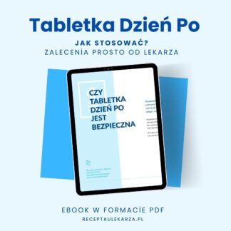 ebook PDF z zaleceniami lekarskimi o stosowaniu tabletki dzień po